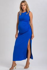 BLOSSOM | Blu Maternity Dress in Soft Bamboo Jersey