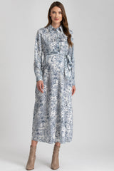 ANNE | Printed Maternity Shirt Dress