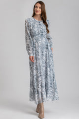 VERA | Maternity Dress in Printed Chiffon