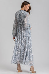 VERA | Maternity Dress in Printed Chiffon