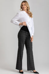 BLAKE | Flared Maternity Pants in Prince of Wales