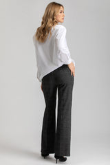 BLAKE | Flared Maternity Pants in Prince of Wales