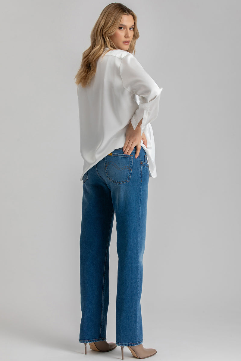 STRAIGHT ANKLE WB09 | Straight Leg Maternity Jeans