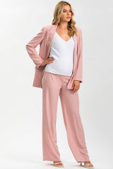 JANE SET | Set Giacca e Pantalone Premaman Rosa - Pietro Brunelli