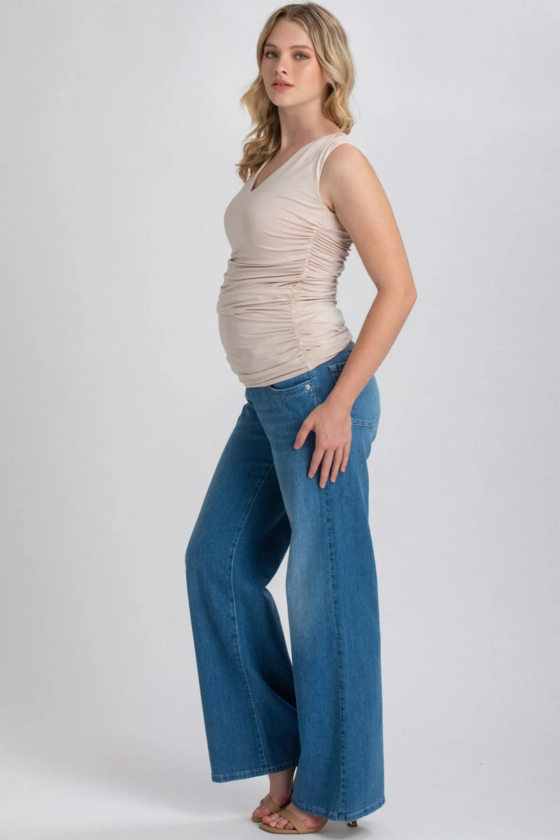 WIDE LEG WA02 | Jeans Premaman a Gamba Larga