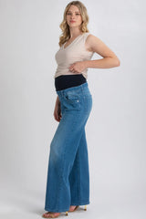 WIDE LEG WA02 | Jeans Premaman a Gamba Larga