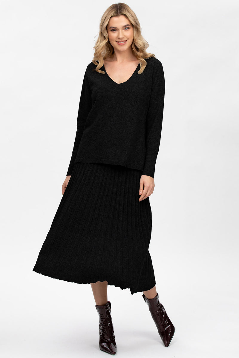 CHAMONIX | Black Sweater in Wool and Cashmere