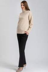 COMFY LEO | Pantaloni Premaman in Punto Milano a Gamba Dritta