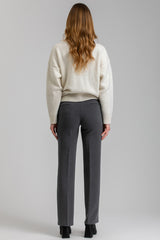 BLAKE | Grey Flared Maternity Pants