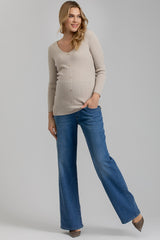 DAD JEANS WB33 | Wide-Leg Maternity Jeans