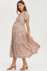 BELLA Q78B | Tiered Maternity and Nursing Dress