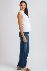 DAD JEANS WA01 | Jeans Premaman a Gamba Larga