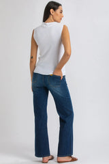 DAD JEANS WA01 | Jeans Premaman a Gamba Larga