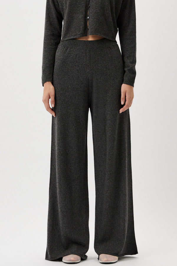 SAINT MORITZ | Black Pants in Wool and Cashmere