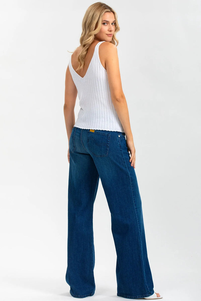 WIDE LEG WA03 | Jeans Premaman a Gamba Larga